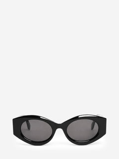 Black acetate oval sunglasses Sunglasses Alaia 