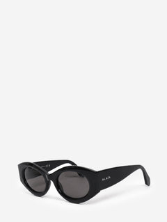 Black acetate oval sunglasses Sunglasses Alaia 
