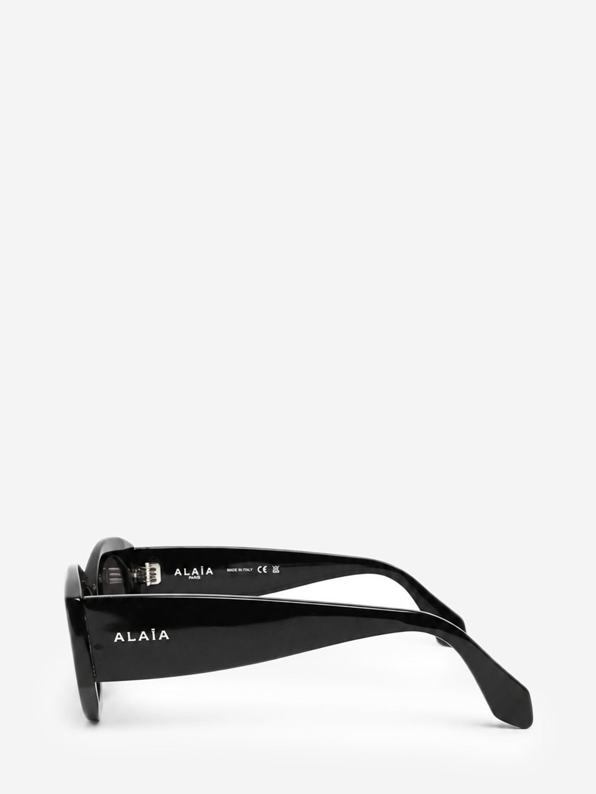 Black acetate oval sunglasses Sunglasses Alaia 