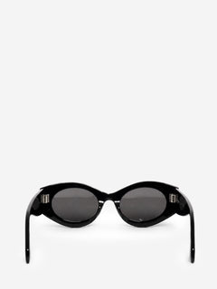 Black acetate oval sunglasses Sunglasses Alaia 