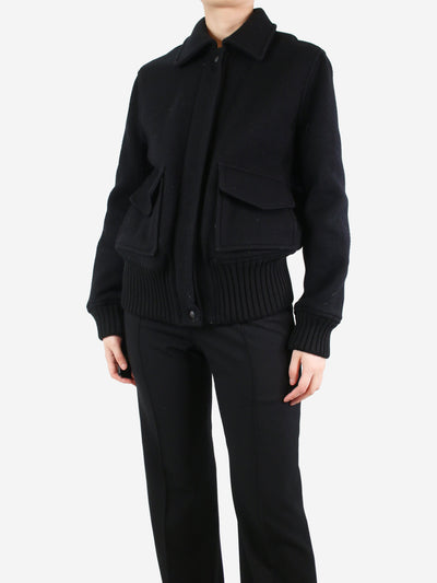 Black wool jacket - size UK 14 Coats & Jackets Bamford 