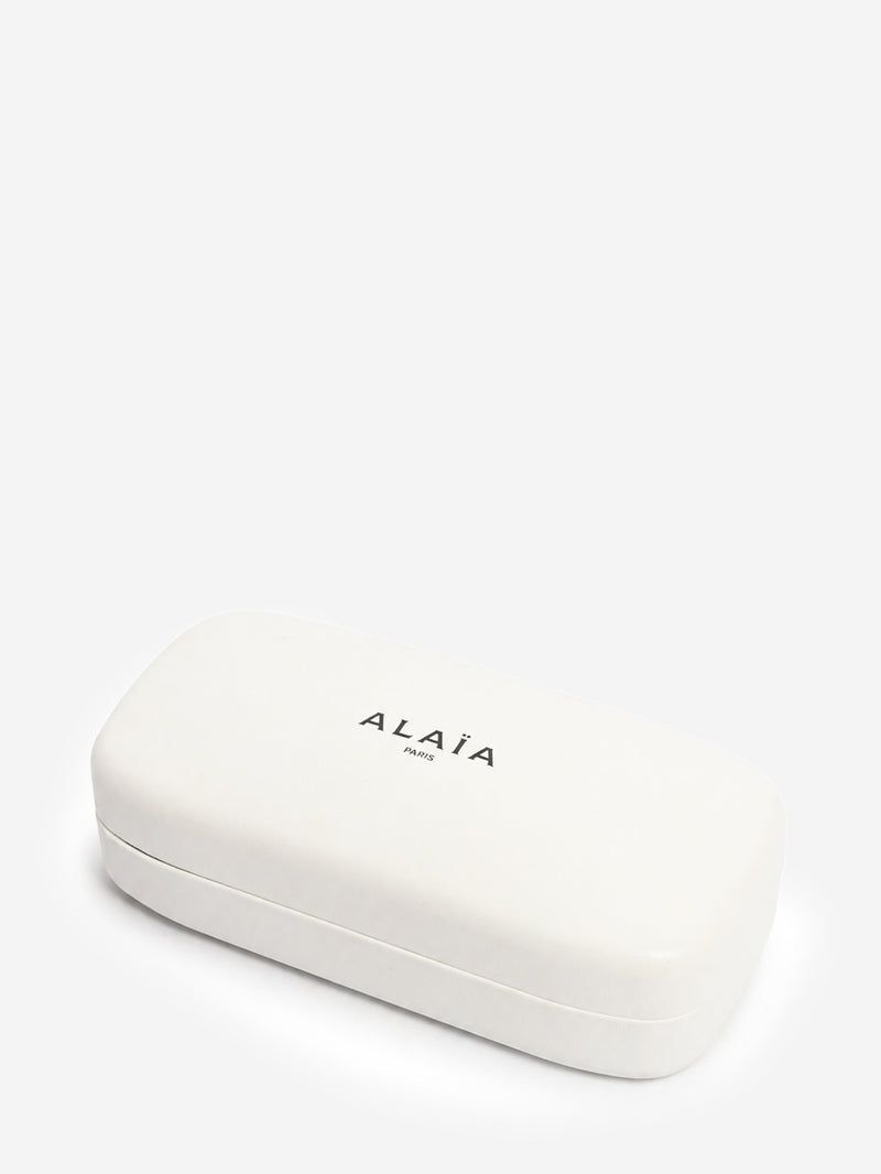 Black acetate oval sunglasses Sunglasses Alaia 