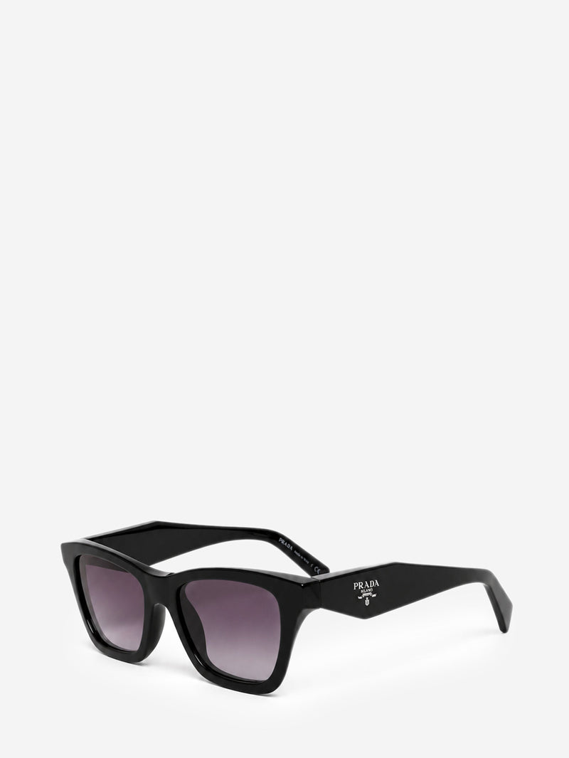 Black acetate cat-eye sunglasses Sunglasses Prada 