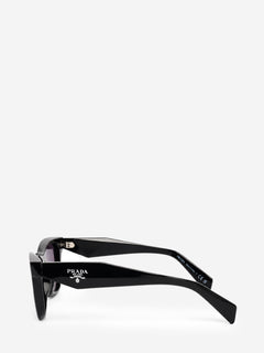 Black acetate cat-eye sunglasses Sunglasses Prada 