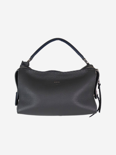 Dark grey leather shoulder bag Shoulder bags Fendi 