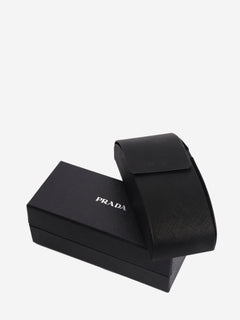 Black acetate cat-eye sunglasses Sunglasses Prada 