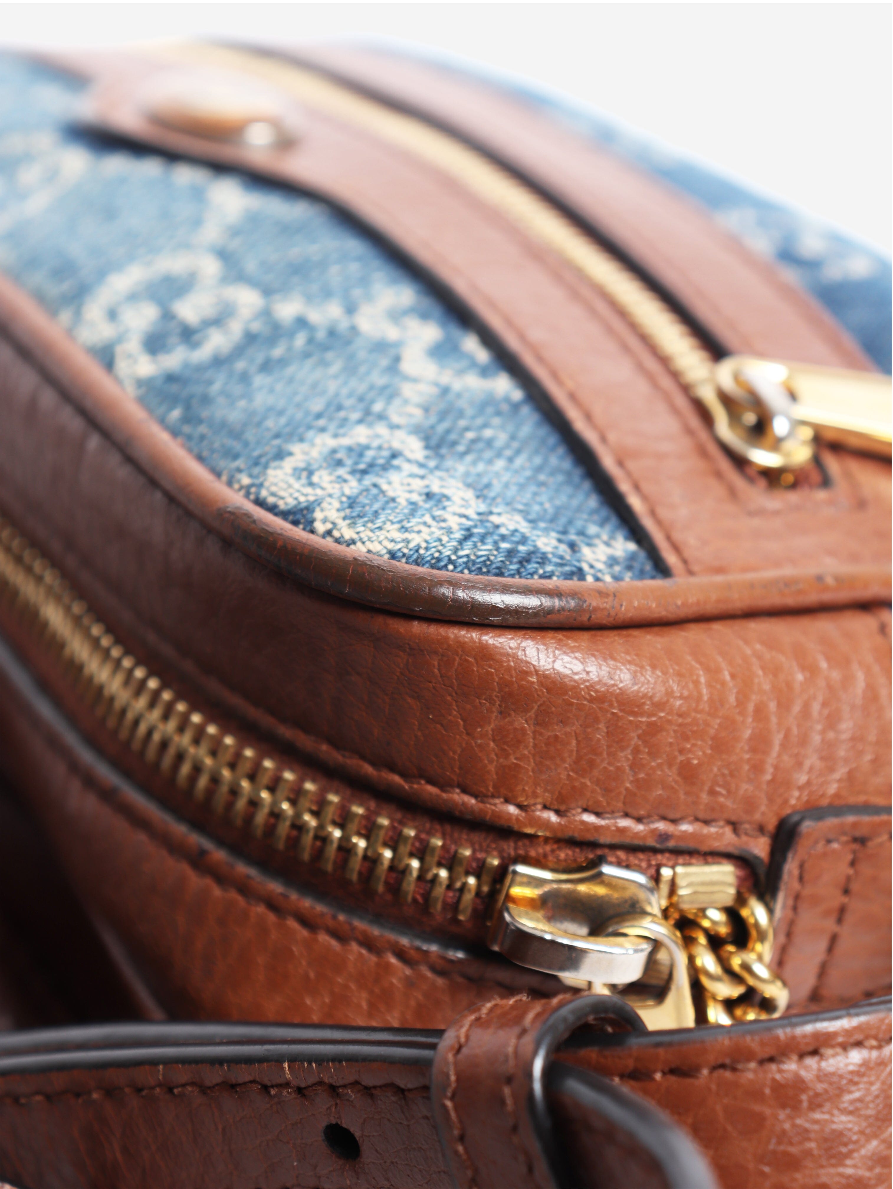 Blue denim Ophidia GG shoulder bag Cross-body bags Gucci 