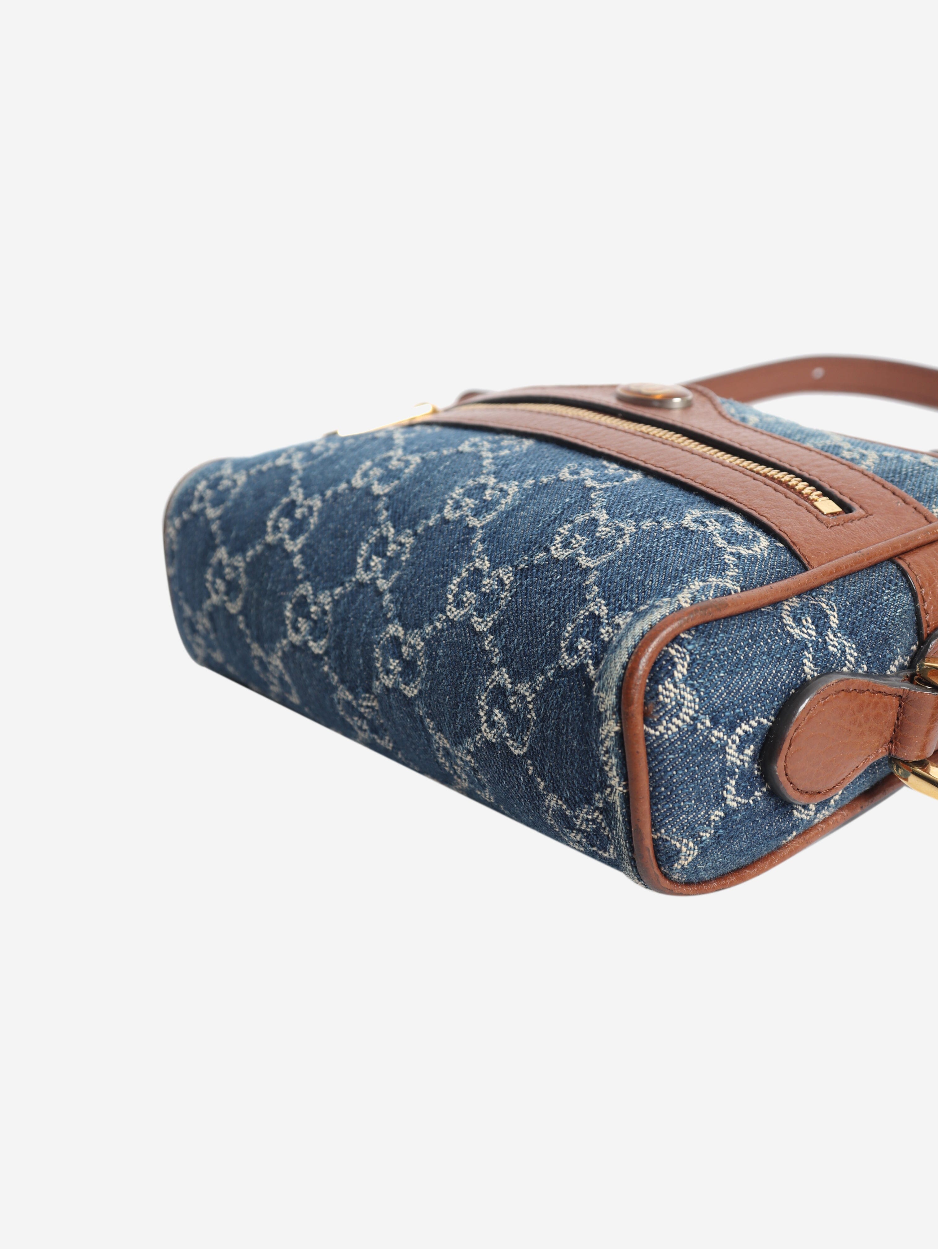 Blue denim Ophidia GG shoulder bag Cross-body bags Gucci 