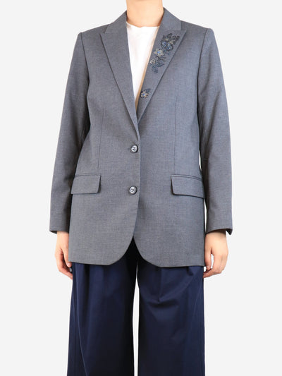 Grey embellished blazer - size UK 12 Coats & Jackets Zadig & Voltaire 