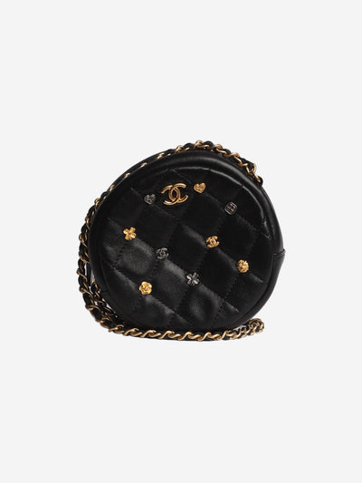 Black 2018-2019 Lucky Charms lambskin coin purse Cross-body bags Chanel 