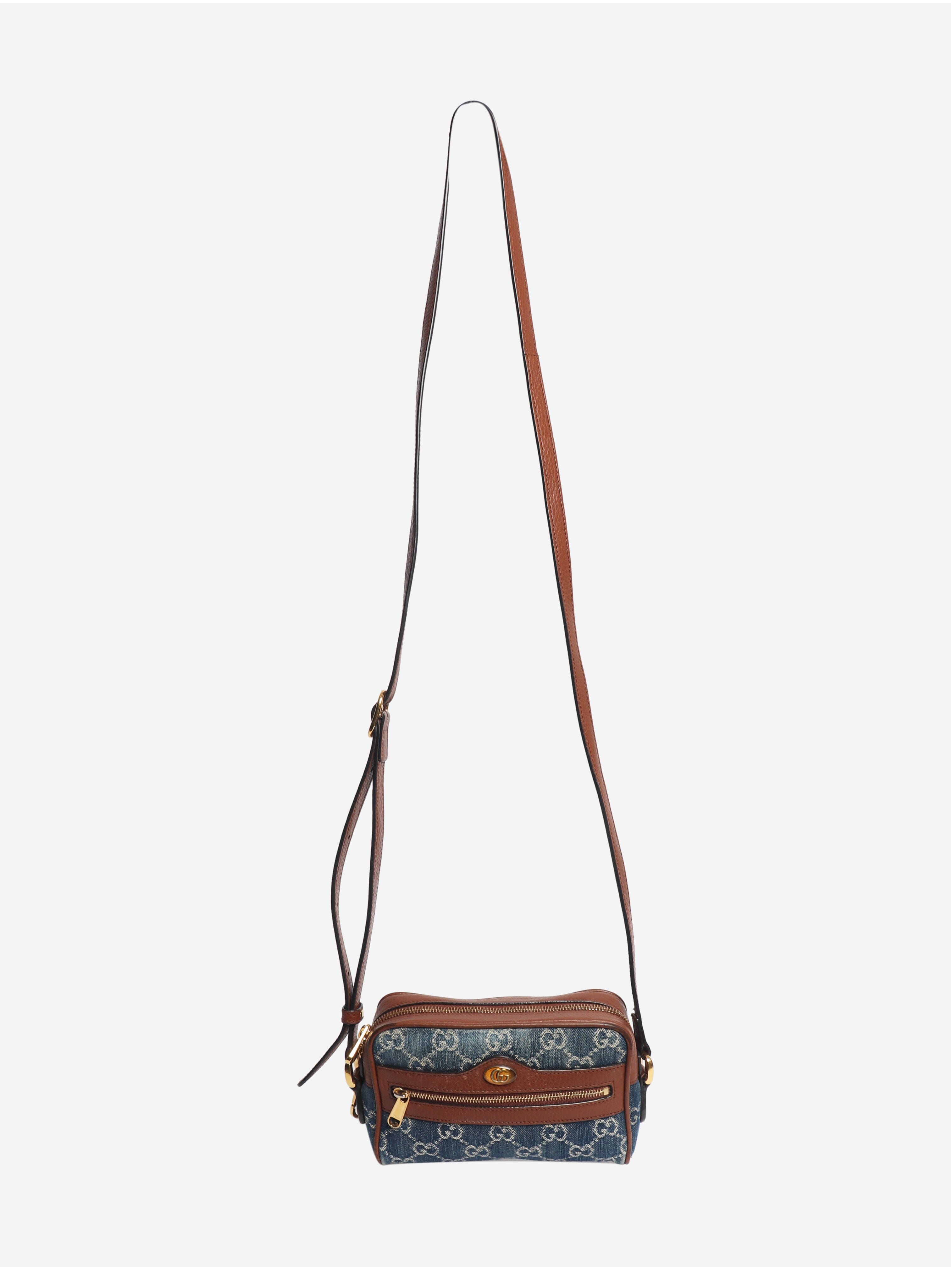 Blue denim Ophidia GG shoulder bag Cross-body bags Gucci 