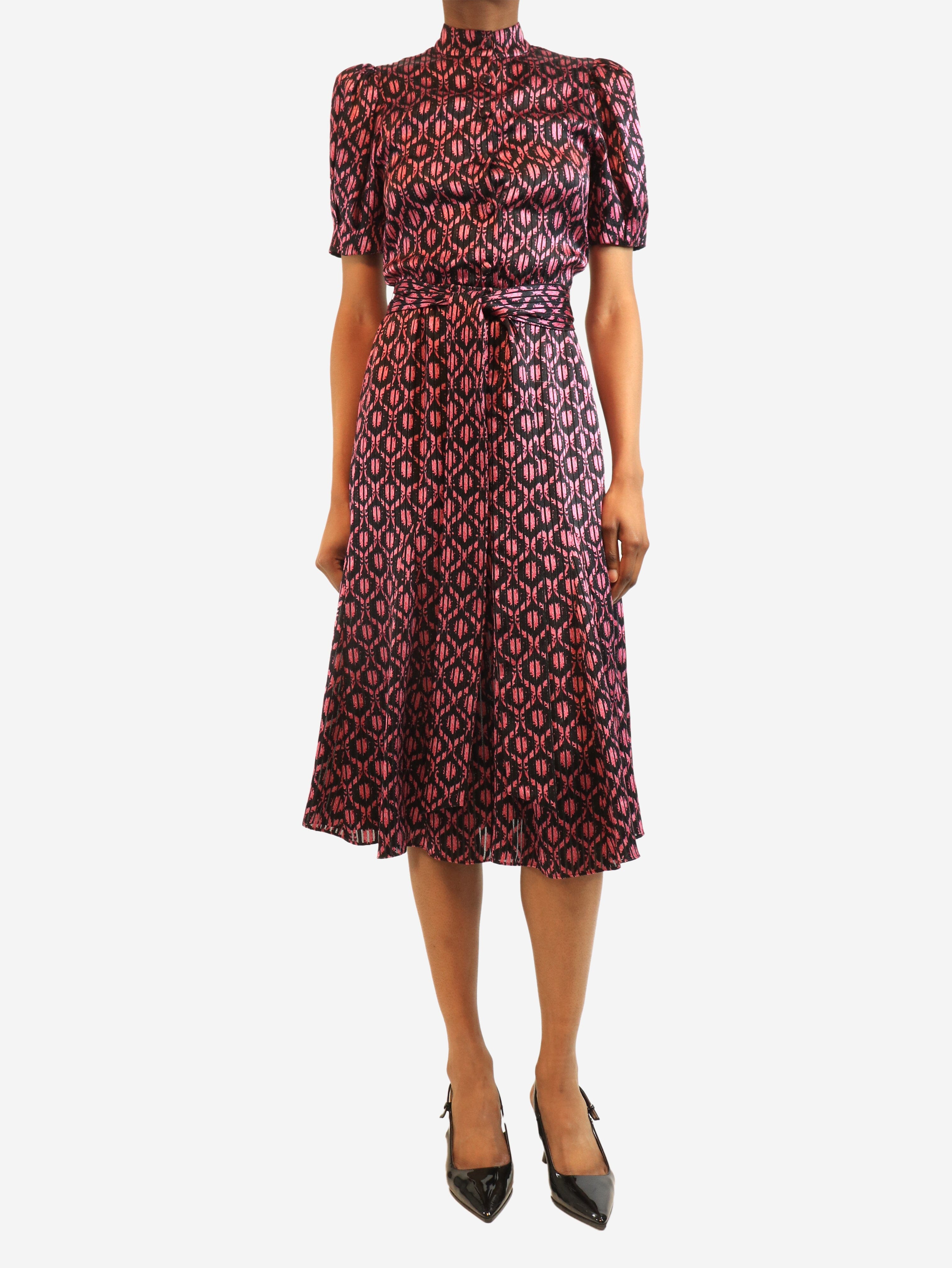Black and pink maxi dress - size UK 12 Dresses Alice + Olivia 