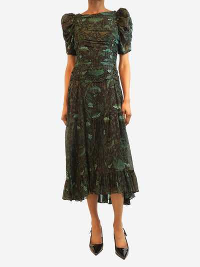 Rainforest Marte chiffon midi dress - size UK 6 Dresses Ulla Johnson 