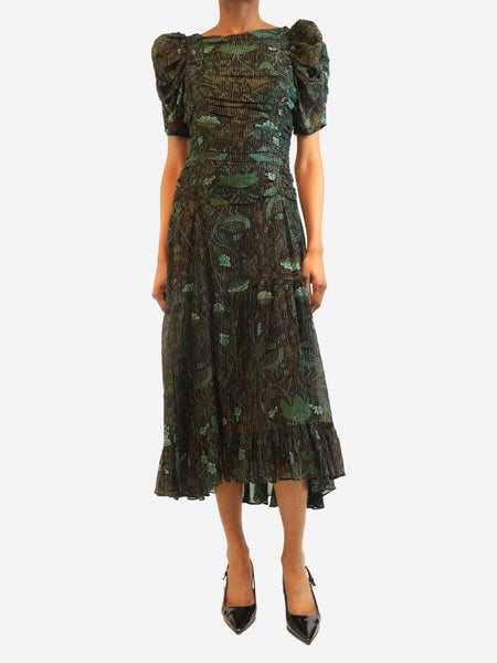 Rainforest Marte chiffon midi dress - size UK 6 product image
