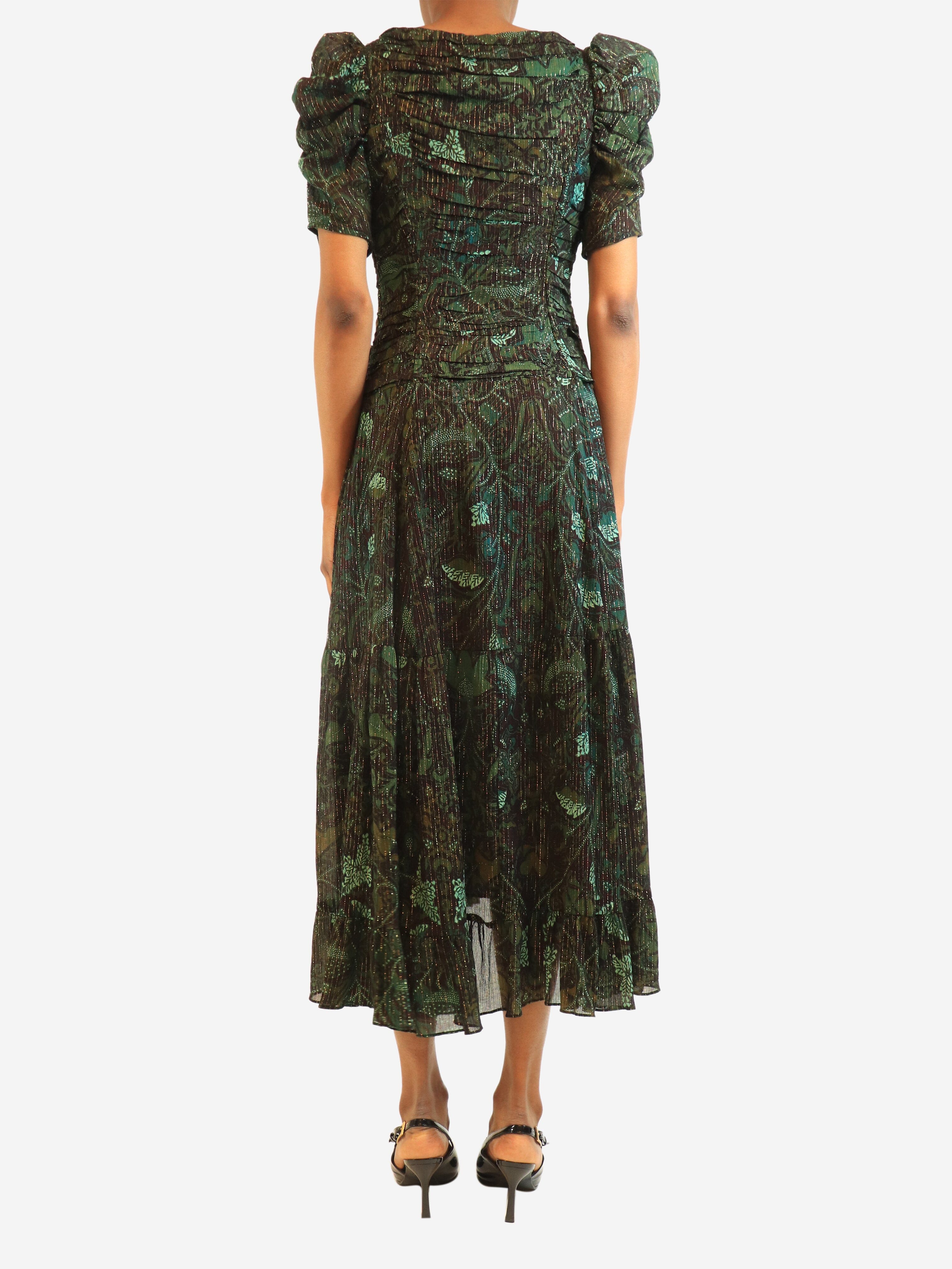 Rainforest Marte chiffon midi dress - size UK 6 Dresses Ulla Johnson 