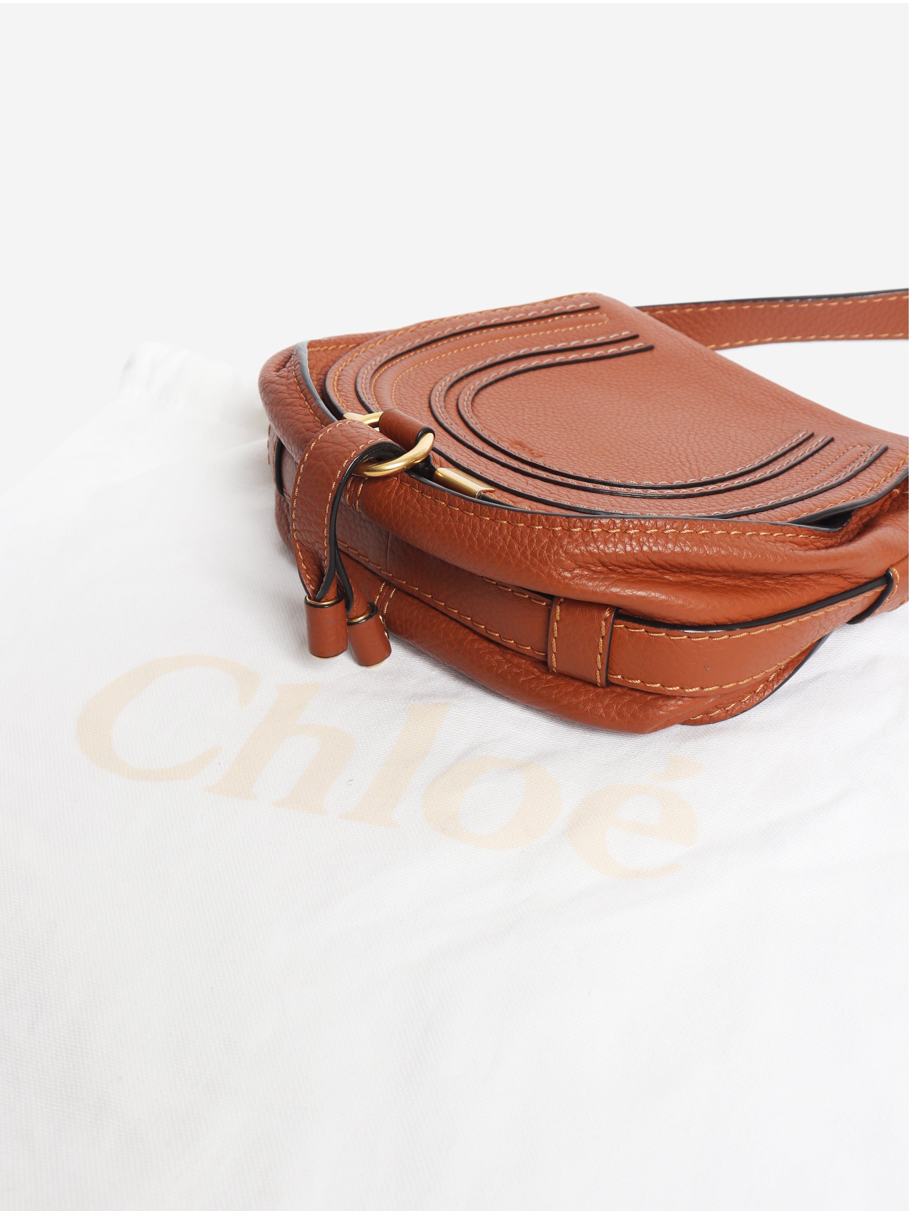 Brown mini Marcie saddle bag Cross Body Bags Chloe 