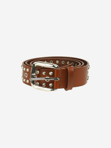 Isabel Marant Brown studded belt