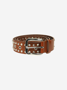 Isabel Marant Brown studded belt