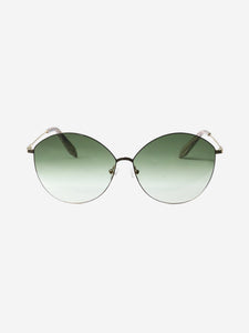 Victoria Beckham Green ombre lense sunglasses