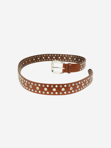 Isabel Marant Brown studded belt