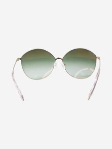 Victoria Beckham Green ombre lense sunglasses