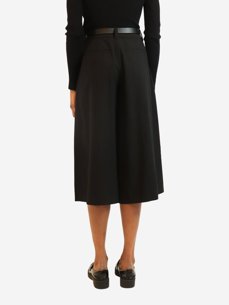 Black belted cullottes - size UK 6 Shorts Sea New York 