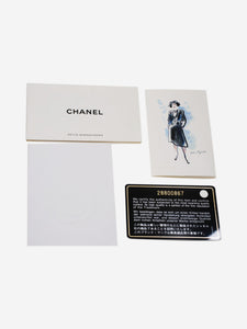 Chanel Black 2019 V-Stich Wallet On Chain