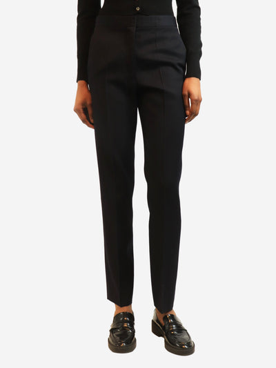 Navy tailored wool trousers - size UK 6 Trousers Jil Sander 
