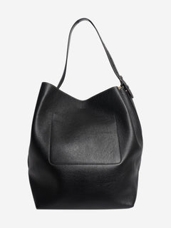 Black large leather shoulder bag Cross-body Bags Toteme 