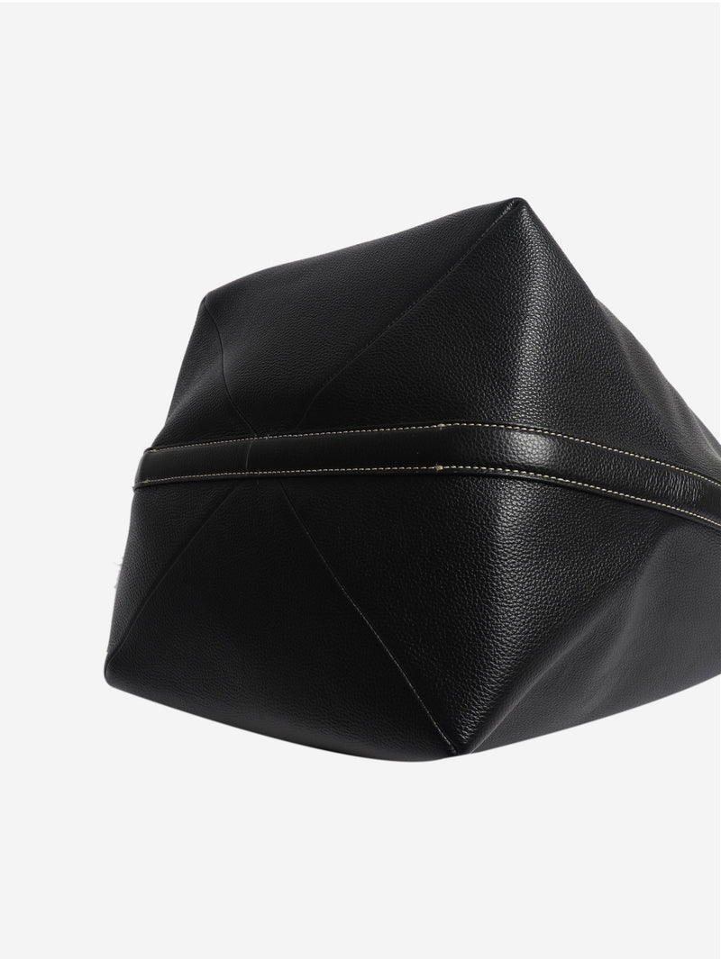 Black large leather shoulder bag Cross-body Bags Toteme 