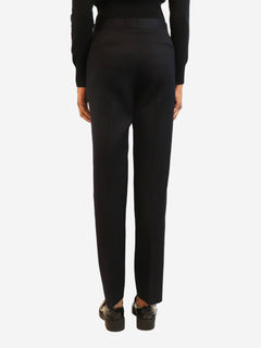 Navy tailored wool trousers - size UK 6 Trousers Jil Sander 