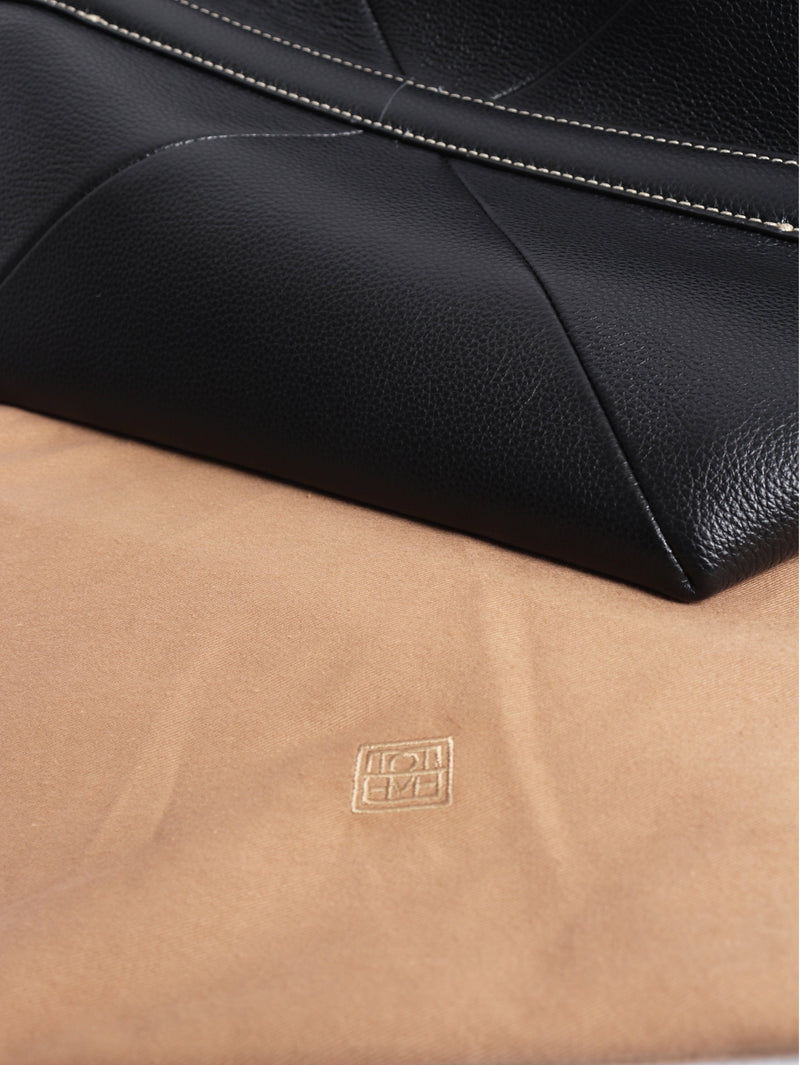 Black large leather shoulder bag Cross-body Bags Toteme 