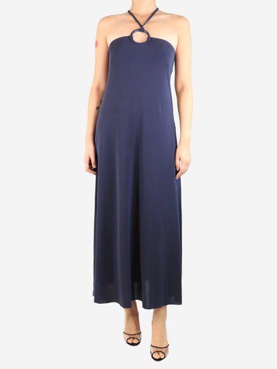 Purple halterneck midi dress - size M Dresses Eres 