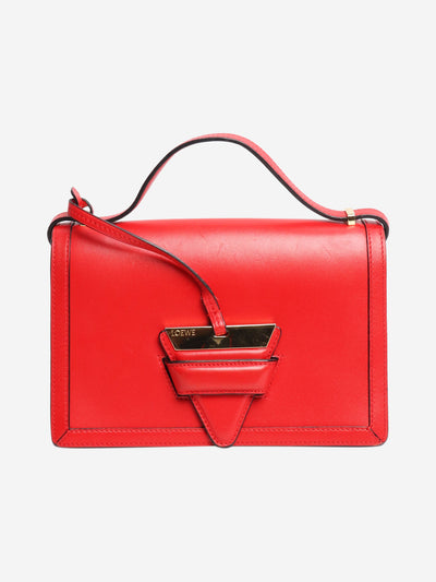 Red Barcelona leather shoulder bag Shoulder bags Loewe 
