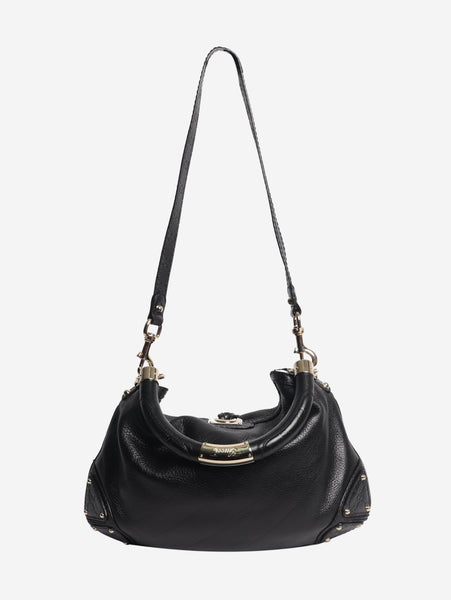 Black Indy leather 2way bag alternate image