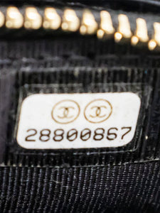 Chanel Black 2019 V-Stich Wallet On Chain