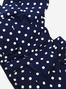 Tory Burch Navy blue polka dot two-piece bikini set - size S