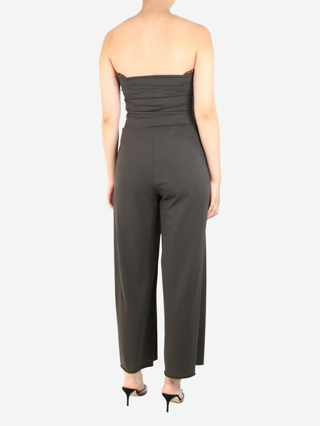 Brown high-waisted trousers - size M alternate image