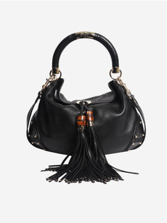 Black Indy leather 2way bag