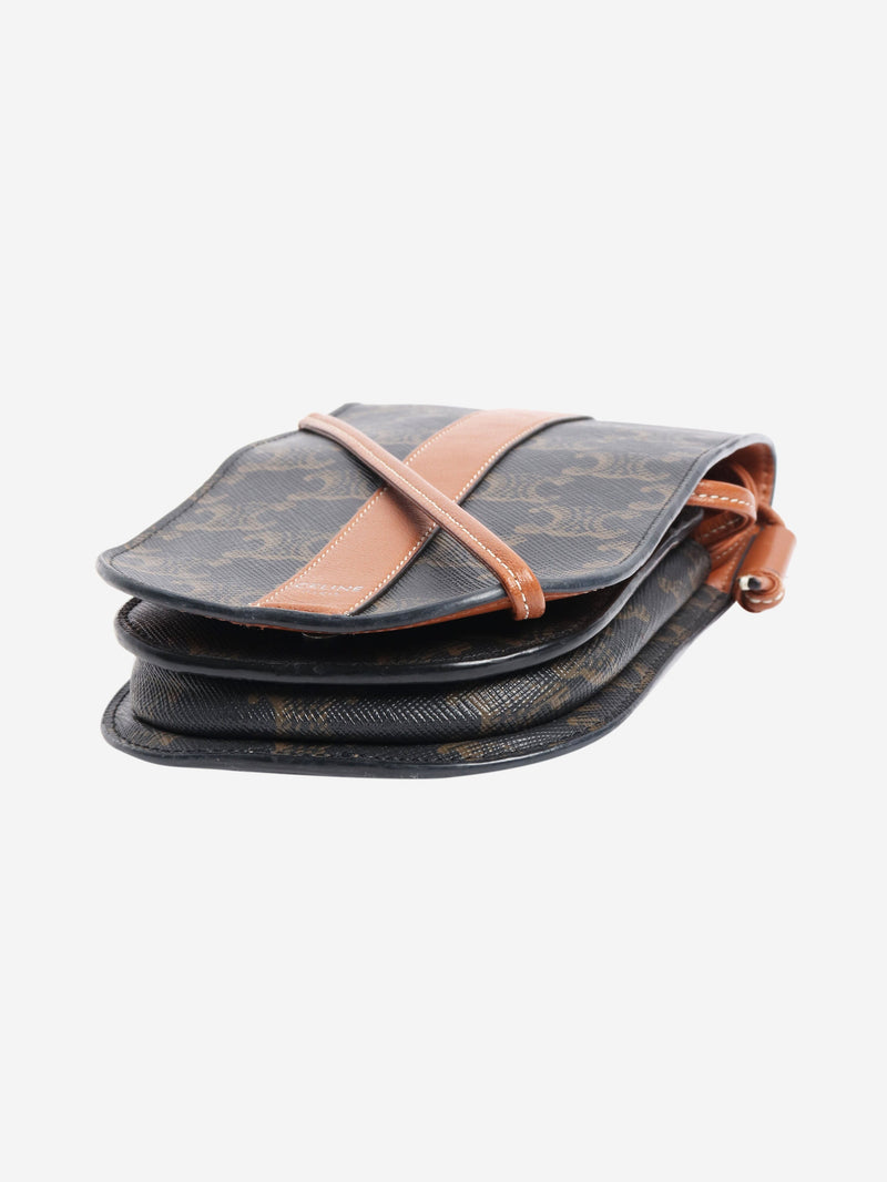 Celine Brown Triomphe phone pouch Shoulder bags Celine 