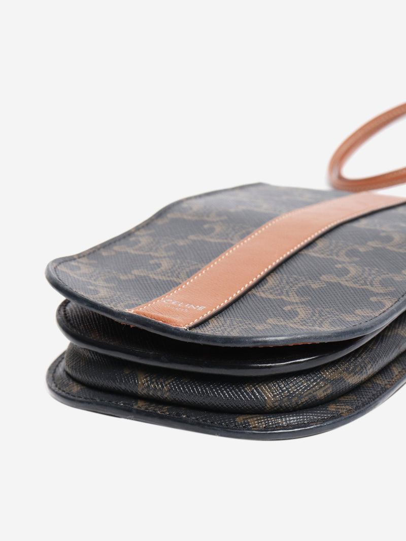 Celine Brown Triomphe phone pouch Shoulder bags Celine 