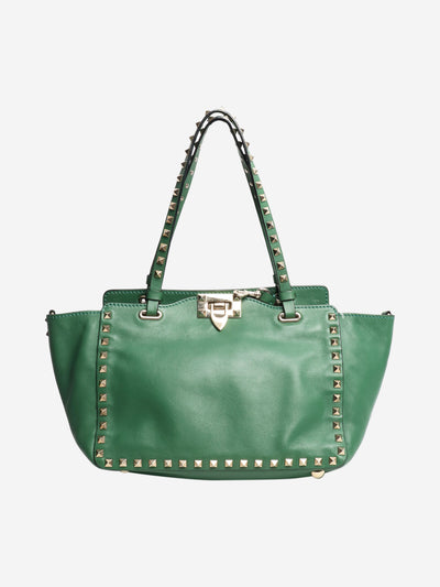 Green Rockstud tote bag Shoulder bags Valentino 