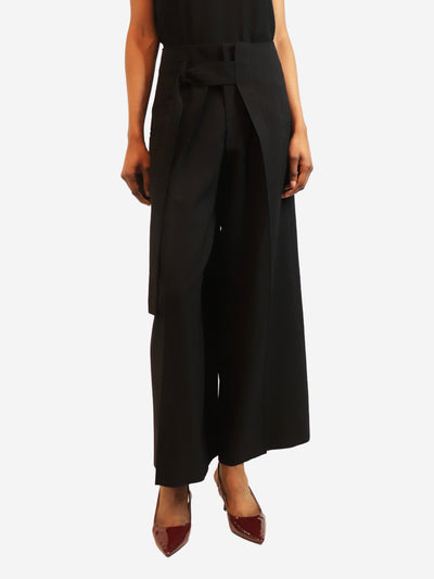Black tailored wool trousers - size UK 8 Trousers Gabriela Hearst 