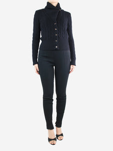 Dolce & Gabbana Black elasticated trousers - size UK 12
