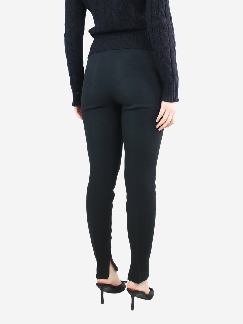Black elasticated trousers - size UK 12 Trousers Dolce & Gabbana 