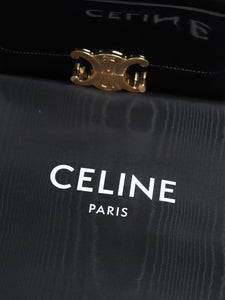 Celine Black Teen Garance patent shoulder bag