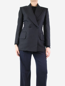Khaite Black wool-blend blazer - size XS