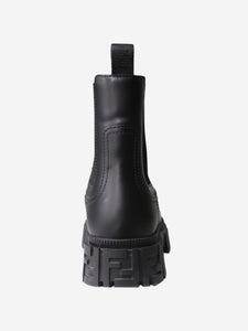 Fendi Black Chelsea platform boots - size EU 38.5