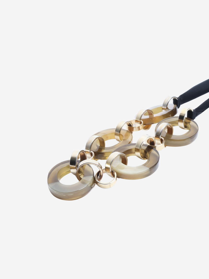 Black and brown resin necklace Necklaces Marni 