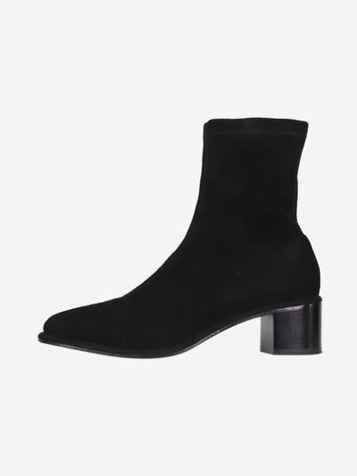 Black suede ankle boots - size EU 38 Boots Dear Frances 
